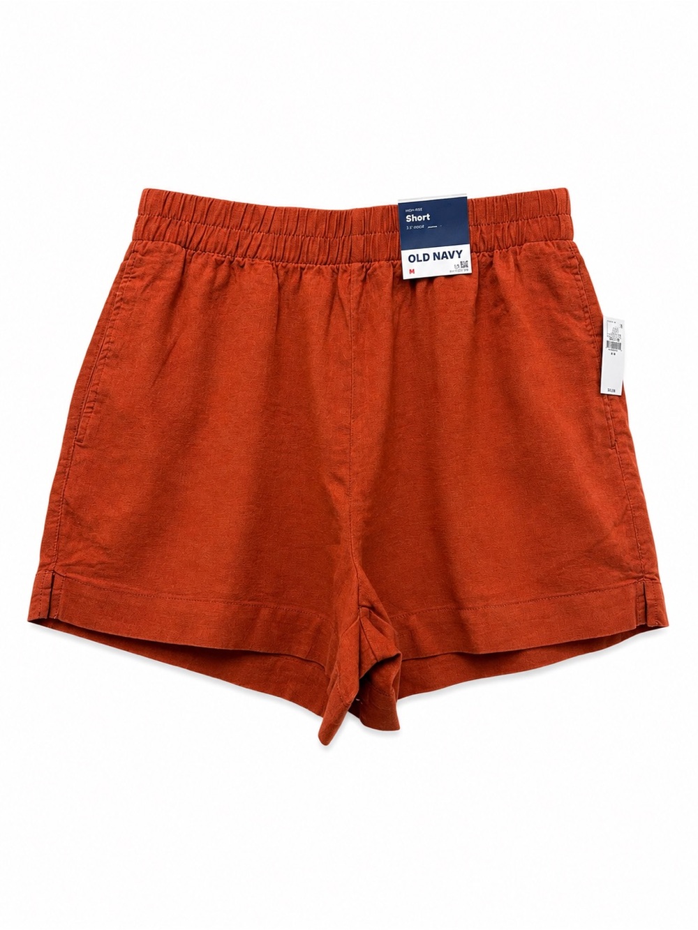 Old Navy High-Waisted Beach Linen Pull-On Shorts Size M - Picture 3 of 5
